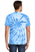 Port & Company PC147 Mens Tie-Dye Short Sleeve Crewneck T-Shirt Light Blue Back