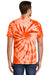 Port & Company PC147 Mens Tie-Dye Short Sleeve Crewneck T-Shirt Orange Back