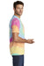 Port & Company PC147 Mens Tie-Dye Short Sleeve Crewneck T-Shirt Pastel Rainbow Side