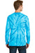 Port & Company PC147LS Mens Tie-Dye Long Sleeve Crewneck T-Shirt Turquoise Blue Back