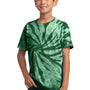 Port & Company Youth Tie-Dye Short Sleeve Crewneck T-Shirt - Forest Green