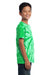 Port & Company PC147Y Youth Tie-Dye Short Sleeve Crewneck T-Shirt Kelly Green Side