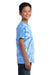 Port & Company PC147Y Youth Tie-Dye Short Sleeve Crewneck T-Shirt Light Blue Side