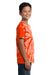 Port & Company PC147Y Youth Tie-Dye Short Sleeve Crewneck T-Shirt Orange Side