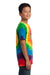 Port & Company PC147Y Youth Tie-Dye Short Sleeve Crewneck T-Shirt Rainbow Side