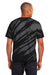 Port & Company PC148 Mens Tie-Dye Short Sleeve Crewneck T-Shirt Black Back