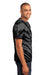 Port & Company PC148 Mens Tie-Dye Short Sleeve Crewneck T-Shirt Black Side