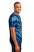Port & Company PC148 Mens Tie-Dye Short Sleeve Crewneck T-Shirt Navy Blue Side