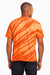 Port & Company PC148 Mens Tie-Dye Short Sleeve Crewneck T-Shirt Orange Back