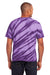 Port & Company PC148 Mens Tie-Dye Short Sleeve Crewneck T-Shirt Purple Back