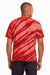 Port & Company PC148 Mens Tie-Dye Short Sleeve Crewneck T-Shirt Red Back