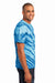 Port & Company PC148 Mens Tie-Dye Short Sleeve Crewneck T-Shirt Royal Blue Side