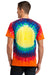 Port & Company PC149 Mens Tie-Dye Short Sleeve Crewneck T-Shirt Rainbow Back