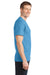 Port & Company PC150 Mens Short Sleeve Crewneck T-Shirt Aqua Blue Side