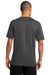 Port & Company PC380 Mens Dry Zone Performance Moisture Wicking Short Sleeve Crewneck T-Shirt Charcoal Grey Back