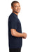 Port & Company PC380 Mens Dry Zone Performance Moisture Wicking Short Sleeve Crewneck T-Shirt Navy Blue Side