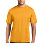 Port & Company Mens Dry Zone Performance Moisture Wicking Short Sleeve Crewneck T-Shirt - Gold