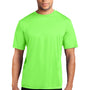Port & Company Mens Dry Zone Performance Moisture Wicking Short Sleeve Crewneck T-Shirt - Neon Green