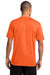 Port & Company PC380 Mens Dry Zone Performance Moisture Wicking Short Sleeve Crewneck T-Shirt Neon Orange Back