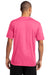 Port & Company PC380 Mens Dry Zone Performance Moisture Wicking Short Sleeve Crewneck T-Shirt Neon Pink Back
