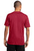 Port & Company PC380 Mens Dry Zone Performance Moisture Wicking Short Sleeve Crewneck T-Shirt Red Back