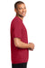 Port & Company PC380 Mens Dry Zone Performance Moisture Wicking Short Sleeve Crewneck T-Shirt Red Side