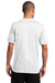 Port & Company PC380 Mens Dry Zone Performance Moisture Wicking Short Sleeve Crewneck T-Shirt White Back
