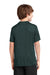 Port & Company PC380Y Youth Dry Zone Performance Moisture Wicking Short Sleeve Crewneck T-Shirt Dark Green Back