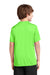 Port & Company PC380Y Youth Dry Zone Performance Moisture Wicking Short Sleeve Crewneck T-Shirt Neon Green Back