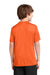 Port & Company PC380Y Youth Dry Zone Performance Moisture Wicking Short Sleeve Crewneck T-Shirt Neon Orange Back