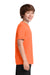 Port & Company PC380Y Youth Dry Zone Performance Moisture Wicking Short Sleeve Crewneck T-Shirt Neon Orange Side