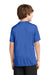 Port & Company PC380Y Youth Dry Zone Performance Moisture Wicking Short Sleeve Crewneck T-Shirt Royal Blue Back