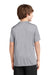 Port & Company PC380Y Youth Dry Zone Performance Moisture Wicking Short Sleeve Crewneck T-Shirt Silver Grey Back