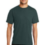 Port & Company Mens Dry Zone Performance Moisture Wicking Short Sleeve Crewneck T-Shirt - Dark Green