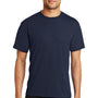Port & Company Mens Dry Zone Performance Moisture Wicking Short Sleeve Crewneck T-Shirt - Deep Navy Blue