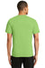 Port & Company PC381 Mens Dry Zone Performance Moisture Wicking Short Sleeve Crewneck T-Shirt Lime Green Back