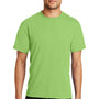Port & Company Mens Dry Zone Performance Moisture Wicking Short Sleeve Crewneck T-Shirt - Lime Green