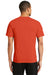Port & Company PC381 Mens Dry Zone Performance Moisture Wicking Short Sleeve Crewneck T-Shirt Orange Back