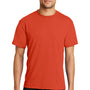 Port & Company Mens Dry Zone Performance Moisture Wicking Short Sleeve Crewneck T-Shirt - Orange