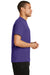 Port & Company PC381 Mens Dry Zone Performance Moisture Wicking Short Sleeve Crewneck T-Shirt Purple Side