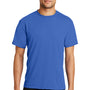 Port & Company Mens Dry Zone Performance Moisture Wicking Short Sleeve Crewneck T-Shirt - True Royal Blue