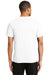 Port & Company PC381 Mens Dry Zone Performance Moisture Wicking Short Sleeve Crewneck T-Shirt White Back
