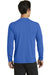 Port & Company PC381LS Mens Dry Zone Performance Moisture Wicking Long Sleeve Crewneck T-Shirt Royal Blue Back