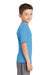 Port & Company PC381Y Youth Dry Zone Performance Moisture Wicking Short Sleeve Crewneck T-Shirt Aqua Blue Side