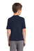 Port & Company PC381Y Youth Dry Zone Performance Moisture Wicking Short Sleeve Crewneck T-Shirt Navy Blue Back