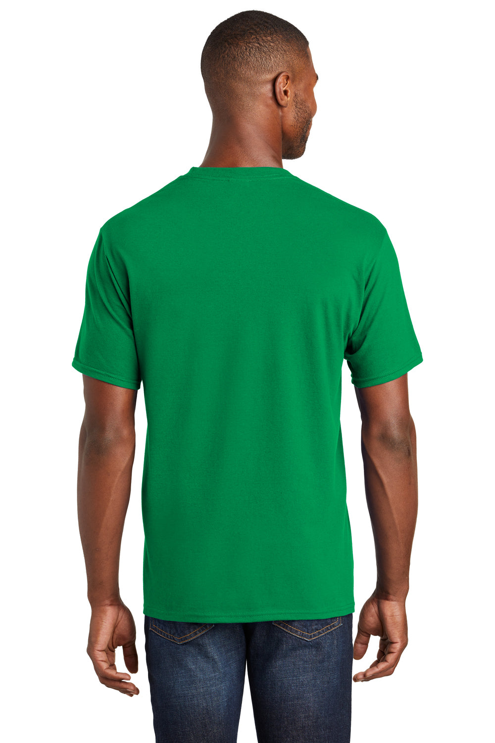 Port & Company PC450 Mens Fan Favorite Short Sleeve Crewneck T-Shirt Athletic Kelly Green Back