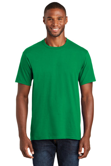 Port & Company PC450 Mens Fan Favorite Short Sleeve Crewneck T-Shirt Athletic Kelly Green Front