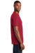 Port & Company PC450 Mens Fan Favorite Short Sleeve Crewneck T-Shirt Cardinal Red Side