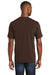 Port & Company PC450 Mens Fan Favorite Short Sleeve Crewneck T-Shirt Chocolate Brown Back
