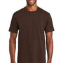 Port & Company Mens Fan Favorite Short Sleeve Crewneck T-Shirt - Dark Chocolate Brown